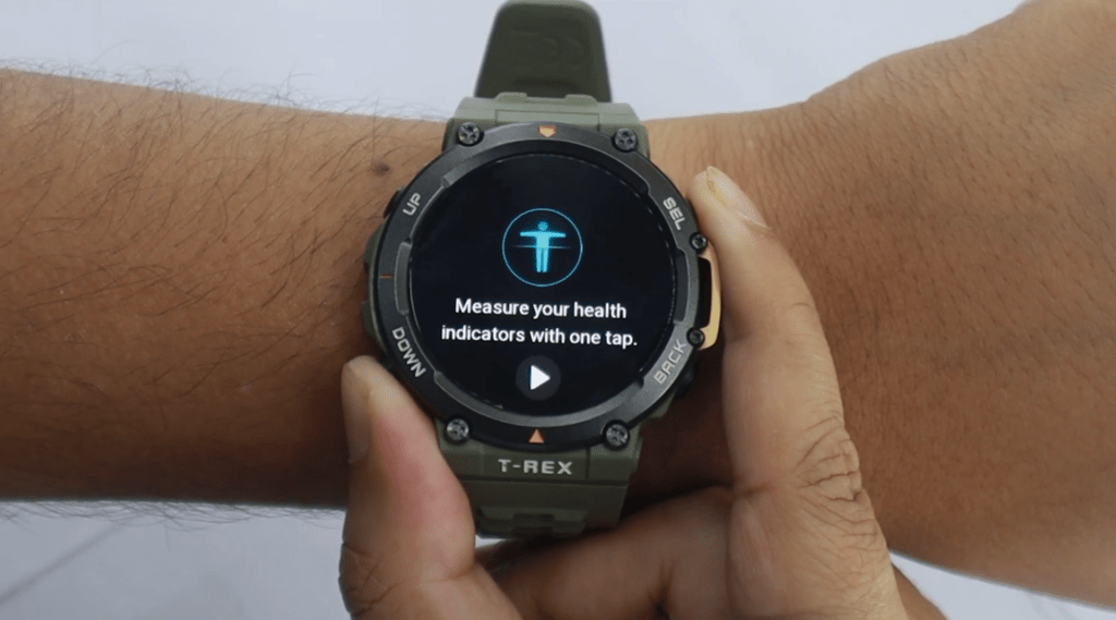 Amazfit T-Rex 2 One Tap Measuring