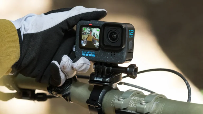 GoPro HERO12 Black on Bicycle Handle Bar